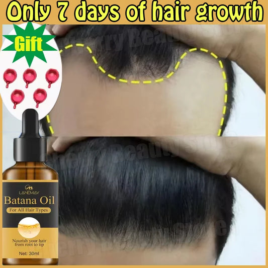 BatanaBoost™ 7-Day Hair Growth & Repair Serum – Anti-Loss Oil for Men & Women