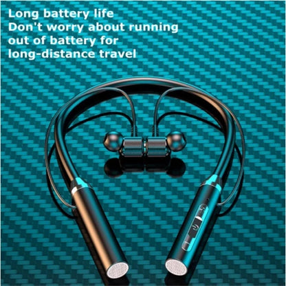 FlexBeats™ — Wireless Bluetooth Neckband Earphones with Mic