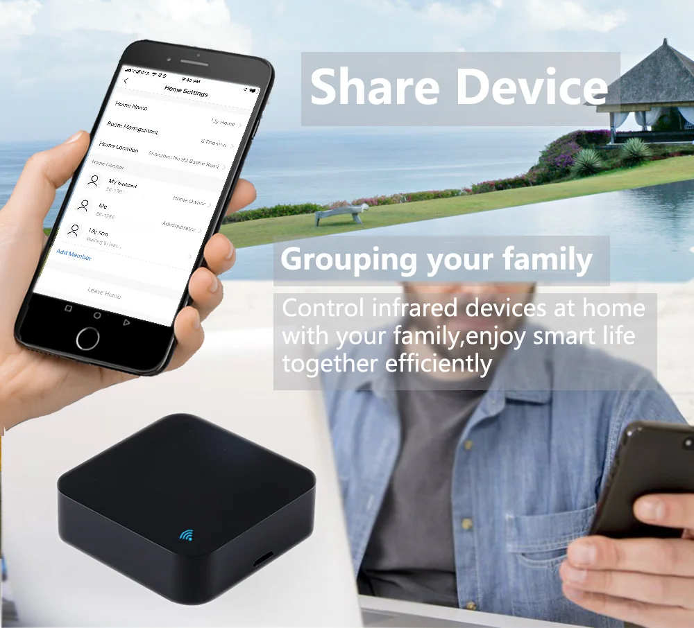 TuyaLink™ Universal Smart Remote (IR/RF + WiFi Control)