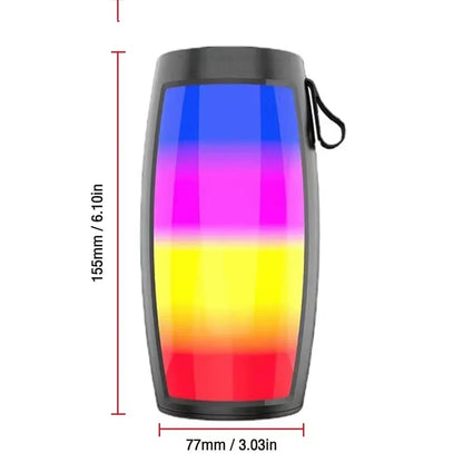 BassBlaze™ — Portable Bluetooth Speaker with Deep Bass & LED Light Show