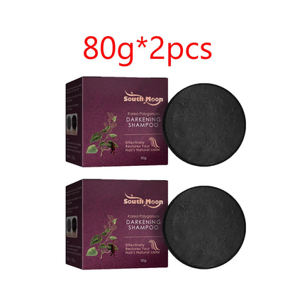 Polygonum Black Restore™ Shampoo Bar – Herbal Anti-Hair Loss & Dandruff Control Soap with Root Strengthening Formula