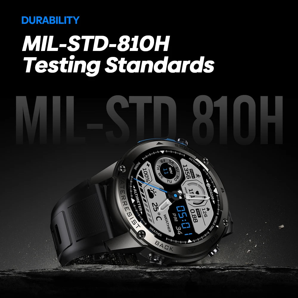 Zeblaze Stratos 2 Ultra GPS Smartwatch – Built for Adventure, Designed for Precision