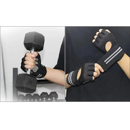 GripPro™ Half-Finger Sports Performance Gloves