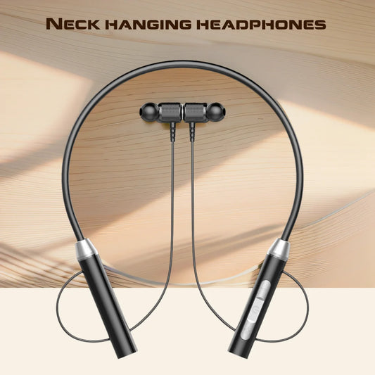FlexBeats™ — Wireless Bluetooth Neckband Earphones with Mic