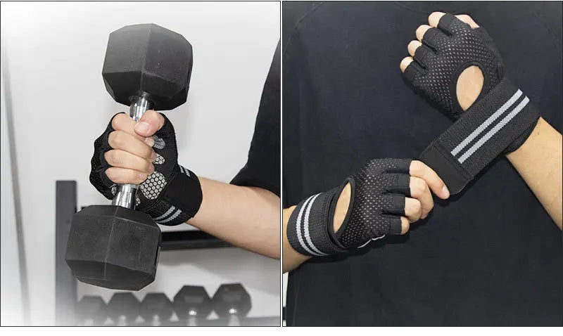 GripPro™ Half-Finger Sports Performance Gloves