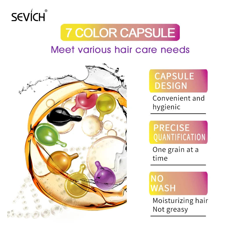 Sevich SilkDrops™ — 2025 Hair Repair Vitamin Capsules with Keratin & Moroccan Oil