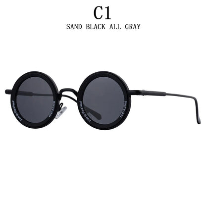 Here’s a complete Shopify product listing for your Round Steampunk Sunglasses, optimized to attract both men and women with a bold retro style: