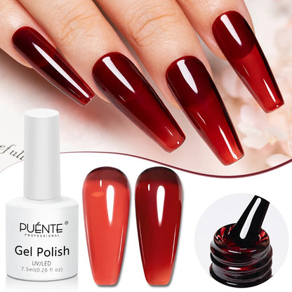 15ML HEMA-Free Base & Top Coat Set – Crystal Glossy & Velvet Matte Finish for Sensitive Nails | Soak-Off UV/LED Gel Varnish