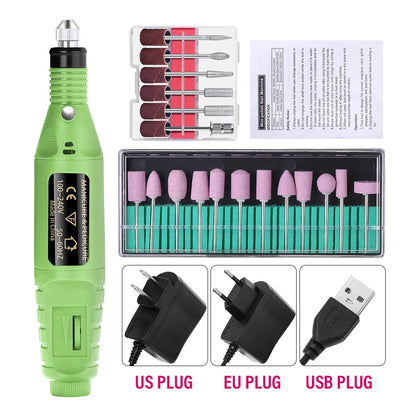 LULAA ProFile™ — Portable Electric Nail Drill Set for Manicure & Pedicure