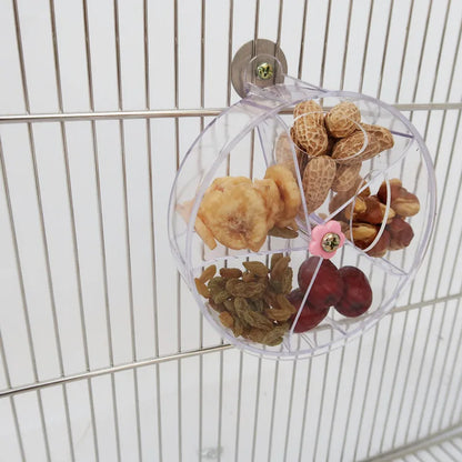 SpinFeast™ Rotating Parrot Foraging Toy – Interactive Cage Feeder