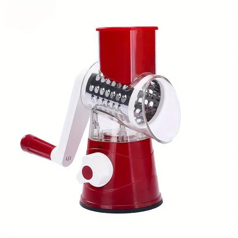 3-in-1 Manual Vegetable Cutter & Cheese Slicer | Multi-Purpose Kitchen Chopper & Shredder