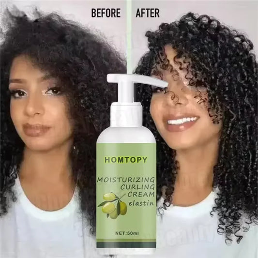 CurlCrafters™ Natural Curl Cream – Frizz-Free Moisture & Definition for Curly Hair