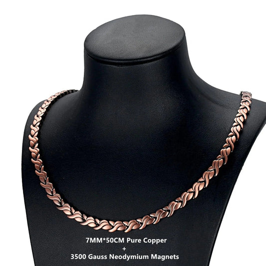 ARADOO Magnetic Copper Necklace – Stylish Pain Relief & Wellness Jewelry for Men & Women