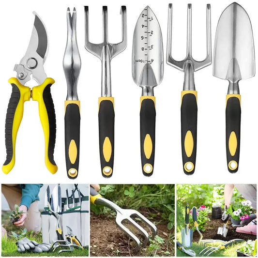 GrowEase™ — 5-in-1 Gardening Tools Set for Pruning, Planting & Transplanting