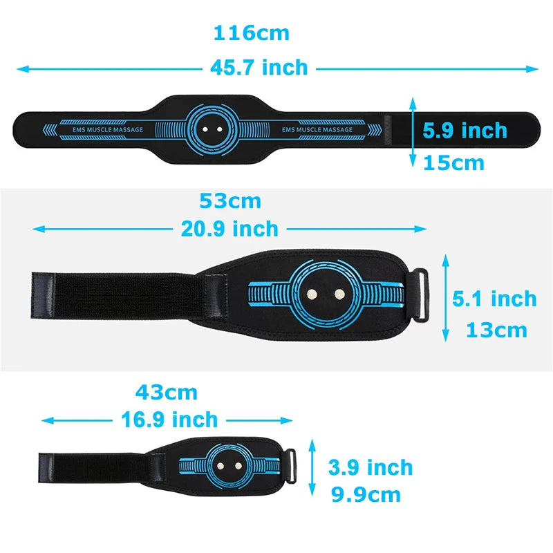 CoreSculpt™ EMS Abdominal Toning Belt – Muscle Stimulator for Slimming Waist, Arms & Legs