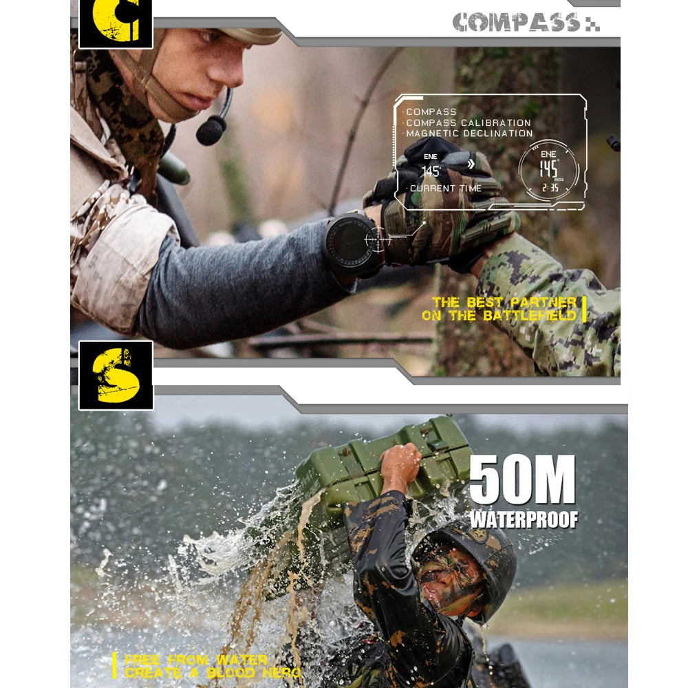 NorthPro™ Tactical Outdoor Smartwatch – Military-Grade Multisport Watch