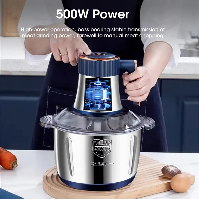 PowerGrind Pro™ — 5L Electric Food Chopper & Kitchen Multi-Processor