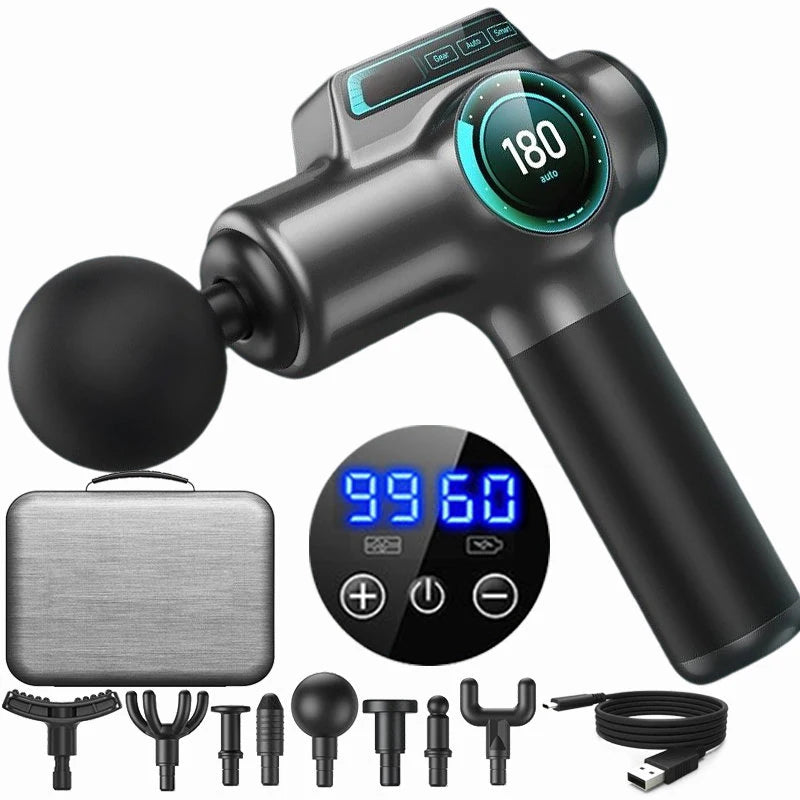 PowerPulse™ 99-Speed Professional Deep Tissue Massage Gun – Full-Body Recovery Tool for Athletes & Fitness Lovers