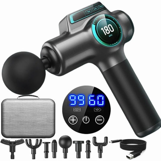 PowerPulse™ 99-Speed Professional Deep Tissue Massage Gun – Full-Body Recovery Tool for Athletes & Fitness Lovers