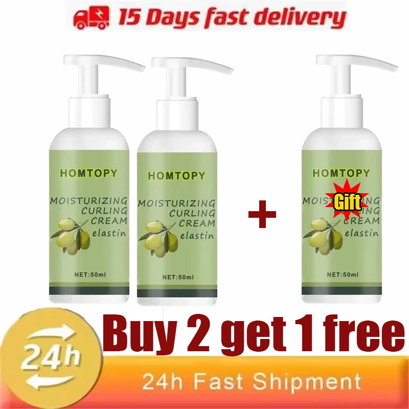 CurlCrafters™ Natural Curl Cream – Frizz-Free Moisture & Definition for Curly Hair