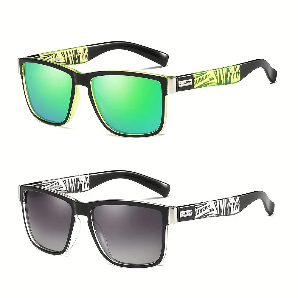 DUBERY 518 Polarized Sunglasses – UV400 Protection, 15 Color Options for Men & Women