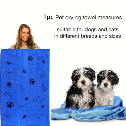 PawDry™ — Ultra-Absorbent Quick-Dry Microfiber Pet Towel