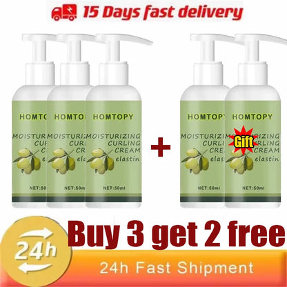 CurlCrafters™ Natural Curl Cream – Frizz-Free Moisture & Definition for Curly Hair